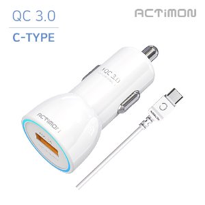 차량용 QC 3.0 / 18W 고속 충전기 USB1구(C-TYPE)MON-CQ1-301-CP